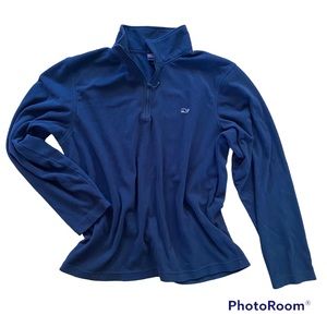 Navy blue Martha’s Vineyard zip up sweater size medium